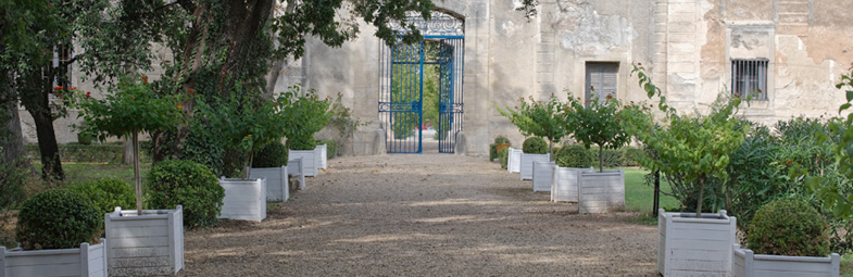 jardin du château de la mogère