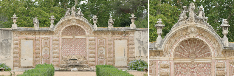 buffet d'eau du château de la mogère